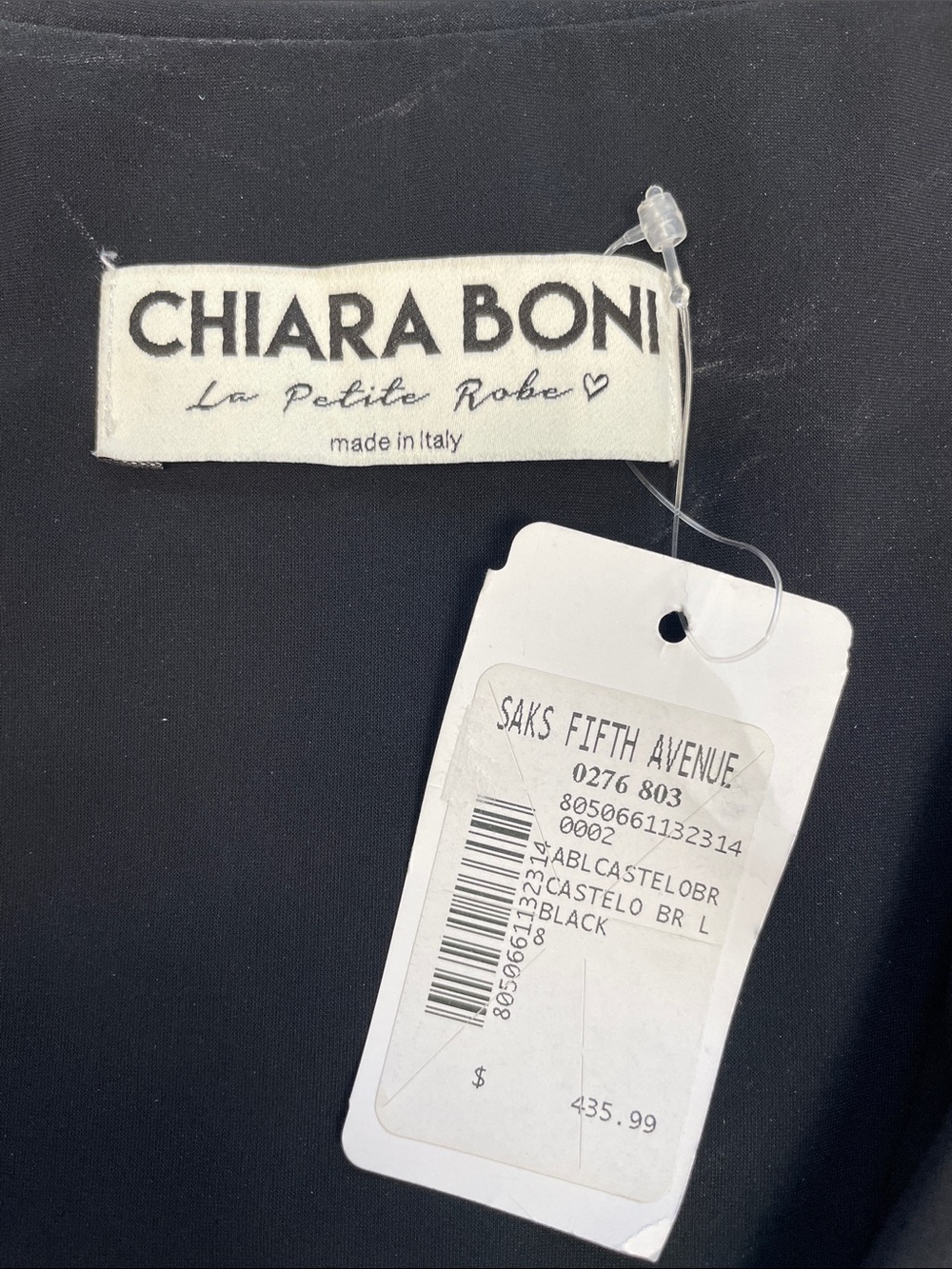 NWT Chiara Boni Castelo Maxi Dress Gown Black Cut Out Sz 44 - Picture 7 of 15